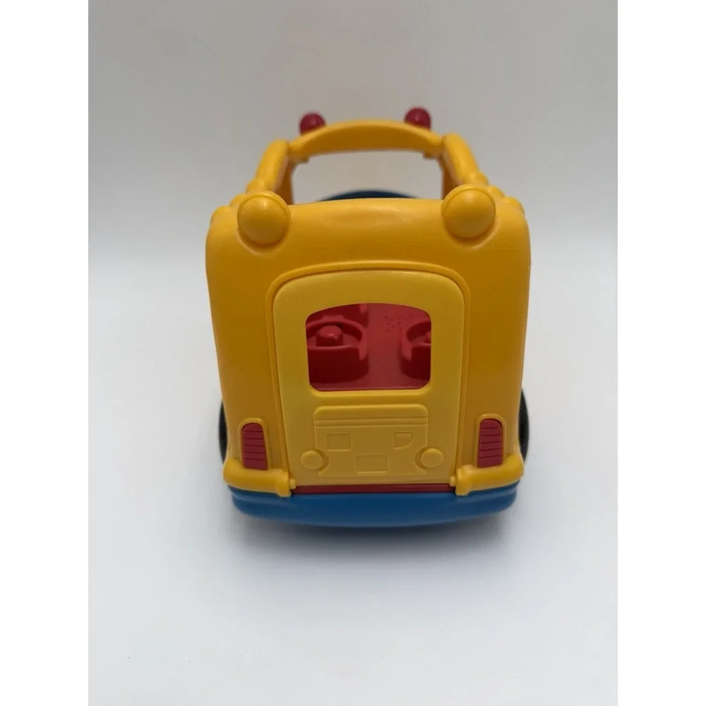 2005 FISHER PRICE LITTLE PEOPLE LIL' MOVERS SCHOOL BUS LIGHT SOUND MUSIC TESTED